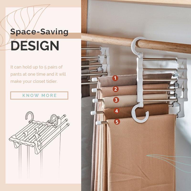Multifunctional trouser rack