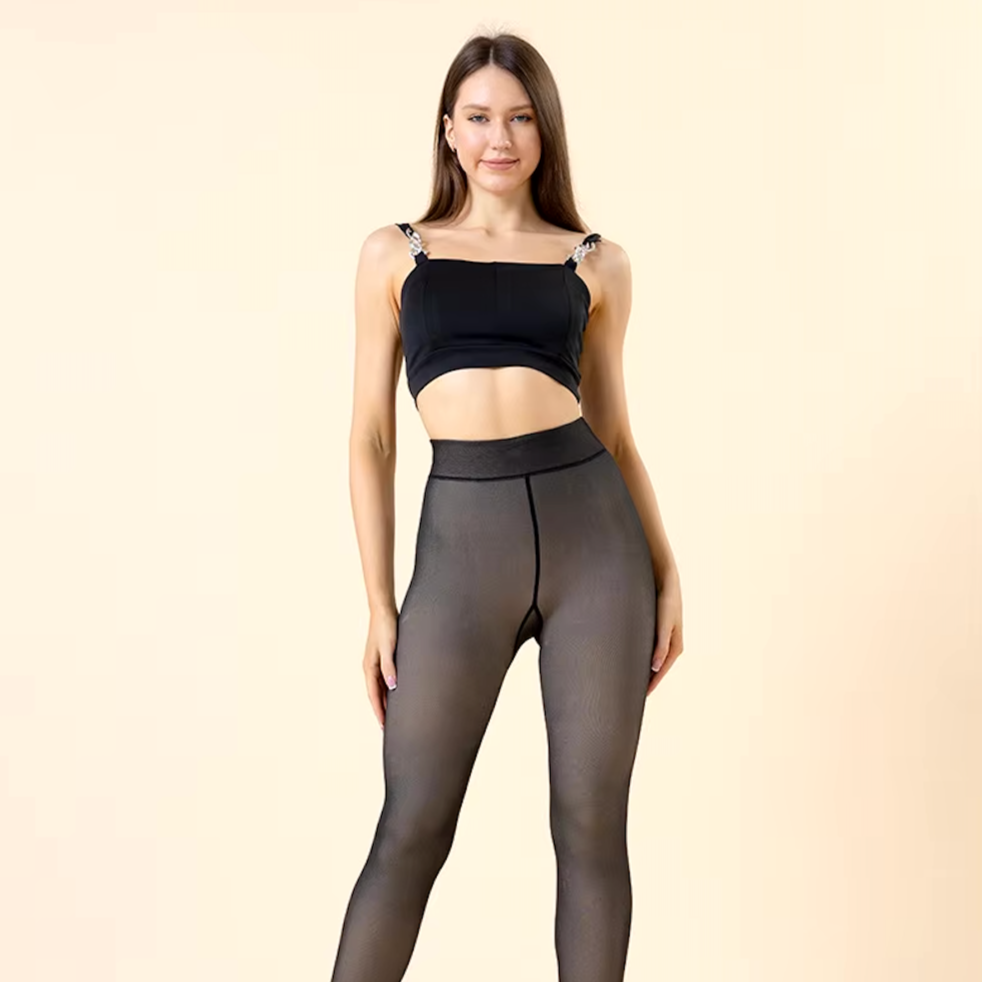 The transparent polar tights