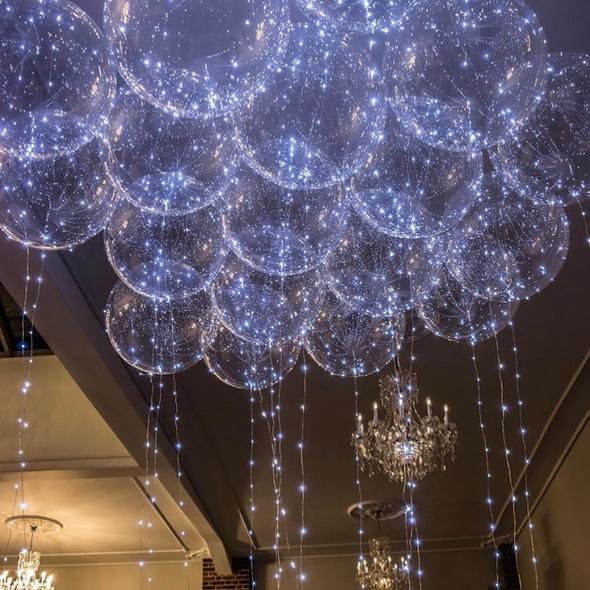 LED balónky znovu použitelné pro osvětlení vašich oslav (X10)