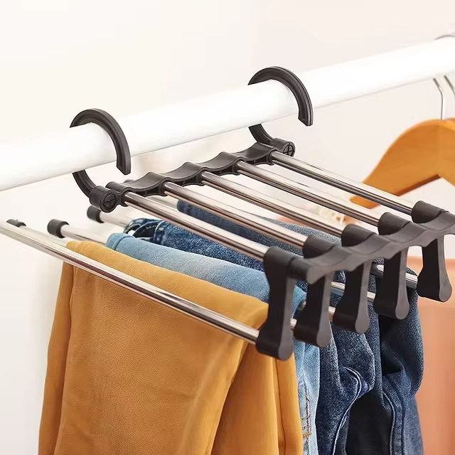 Multifunctional trouser rack