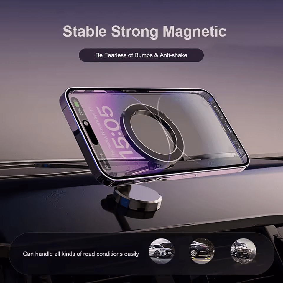 Support Téléphone Magnétique : Fixation Sécurisée et Pratique