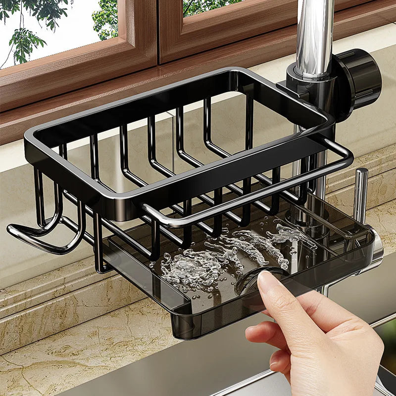 Aluminium gootsteen organizer - Houd uw ruimte schoon