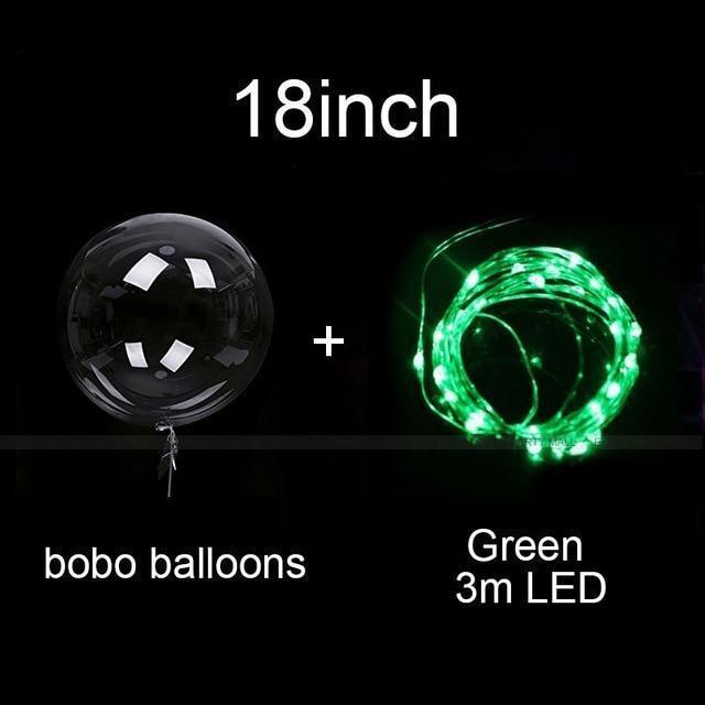 LED balónky znovu použitelné pro osvětlení vašich oslav (X10)