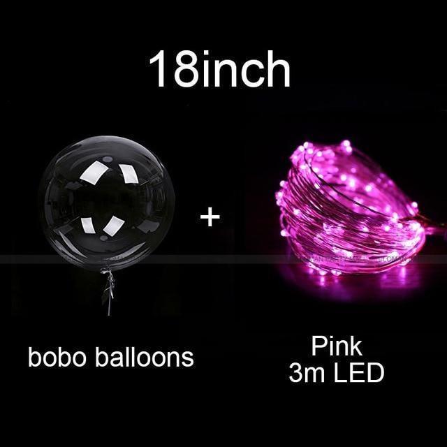 LED balónky znovu použitelné pro osvětlení vašich oslav (X10)