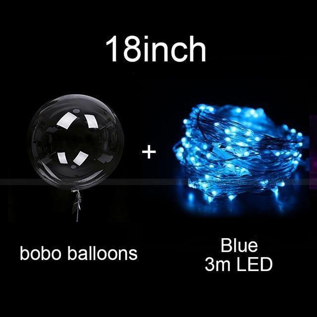 LED balónky znovu použitelné pro osvětlení vašich oslav (X10)