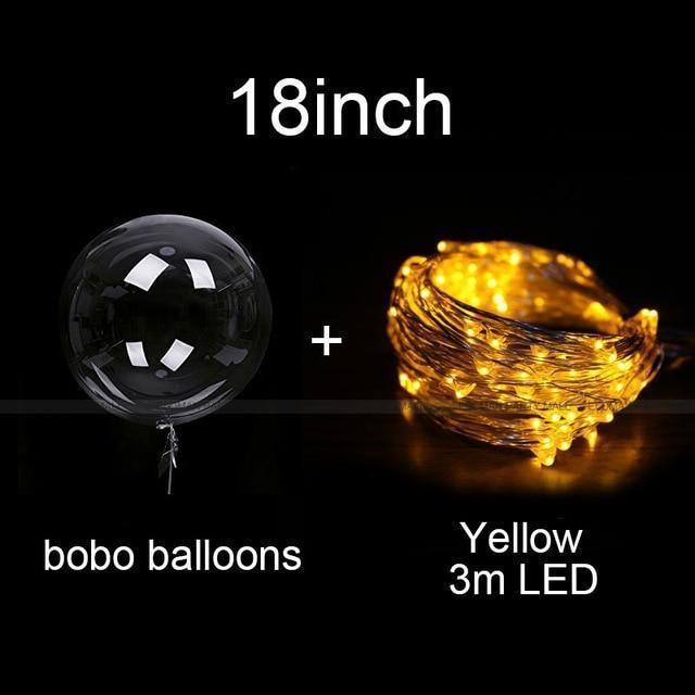 LED balónky znovu použitelné pro osvětlení vašich oslav (X10)